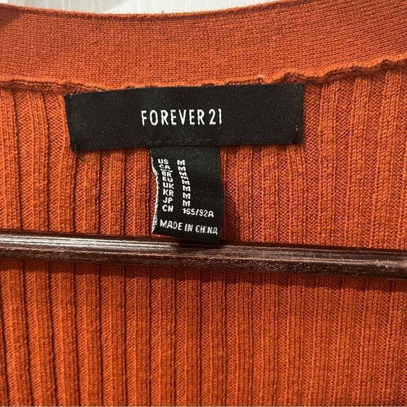 Rust Long Sleeve Dress - Picture 4 of 7